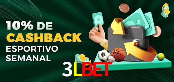 10% de bônus de cashback na 3LBET