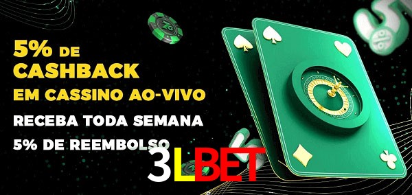 Promoções do cassino ao Vivo 3LBET